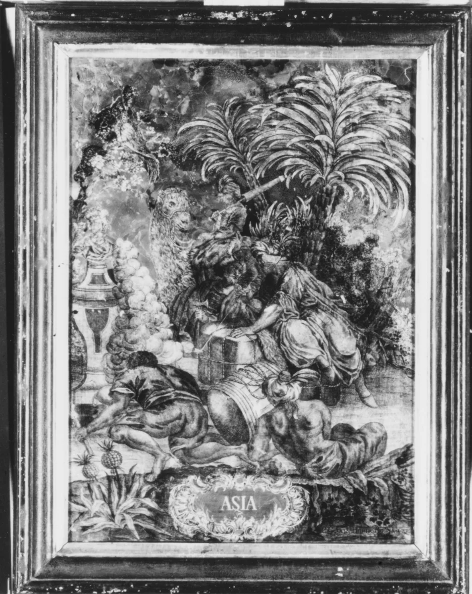 Panel by Georg Henner, painting, 1777