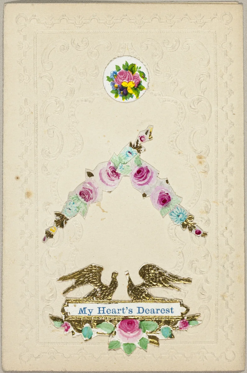 My Heart's Dearest (Valentine) by Unknown Artist, other, 1825-1835