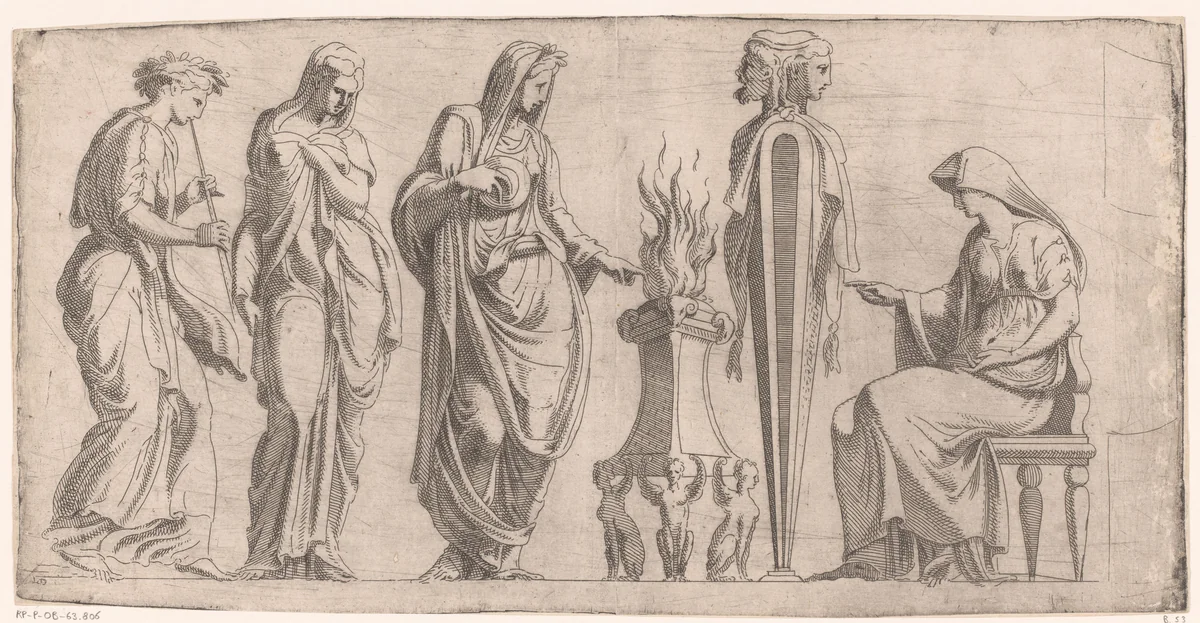 Offer aan Terminus by Unknown, print, 1540-1556