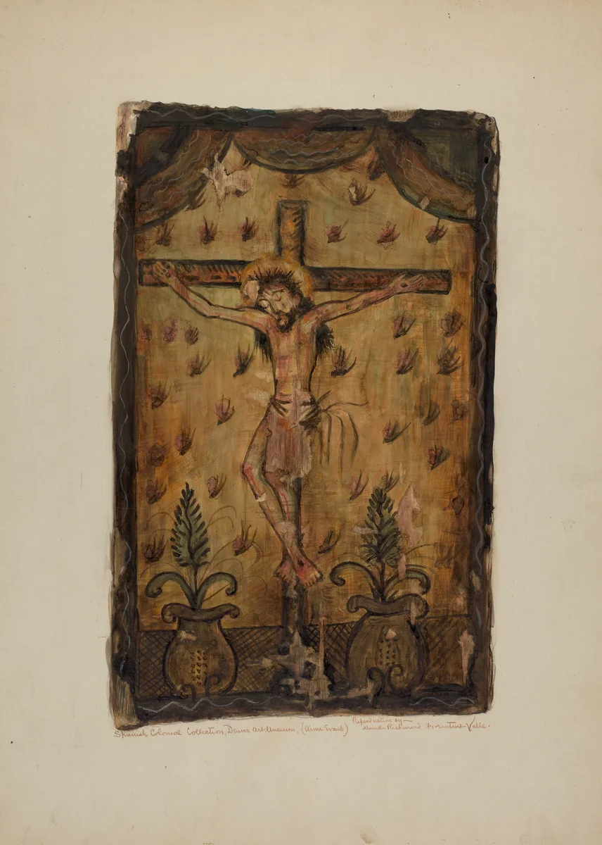 Santos Retablos by Maude Valle, index of american design, 1936