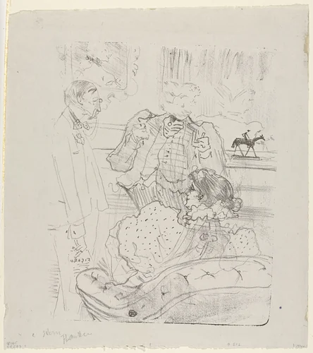 Le Gage by Henri de Toulouse-Lautrec, print, 1897