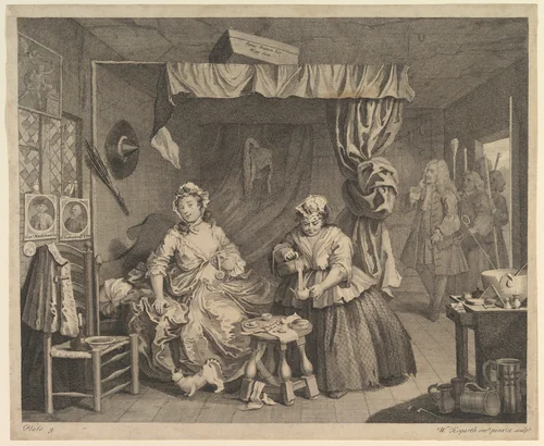 A Harlot's Progress, Plate 3 by William Hogarth, print, 1732