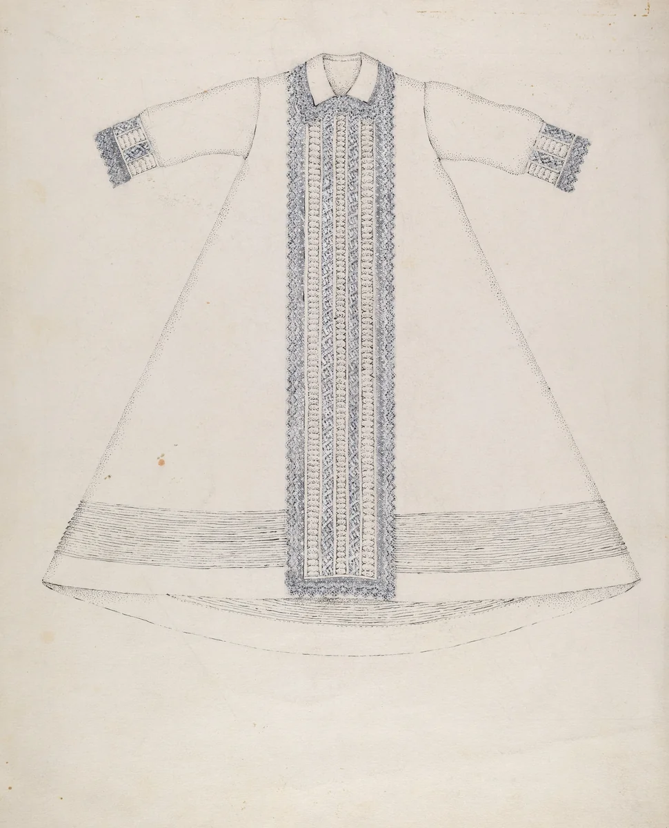 Nightgown by Evelyn Bailey, index of american design, 1936