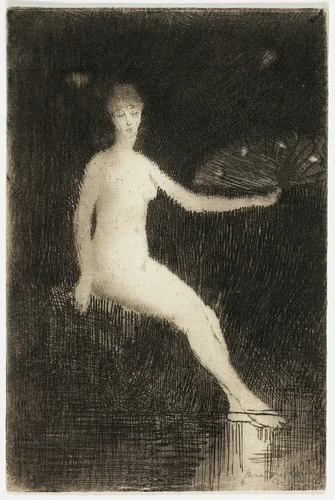 Summer (Black and White Version) by Theodore Roussel, print, 1888