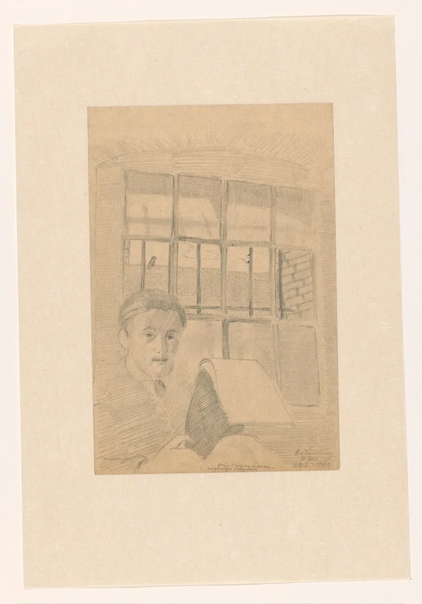 Untitled by Cor van Teeseling, drawing, 1942