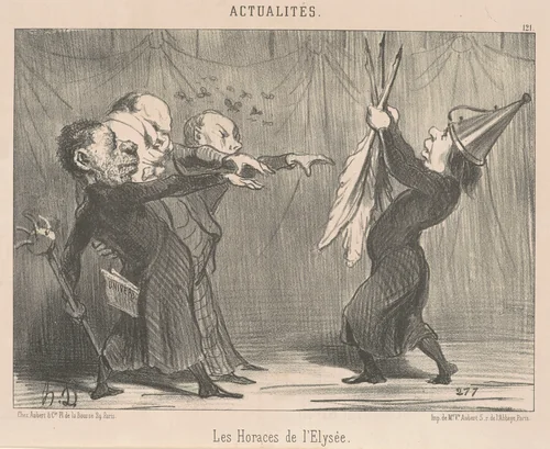 L'empereur soulouque ... by Honoré Daumier, print, 1851