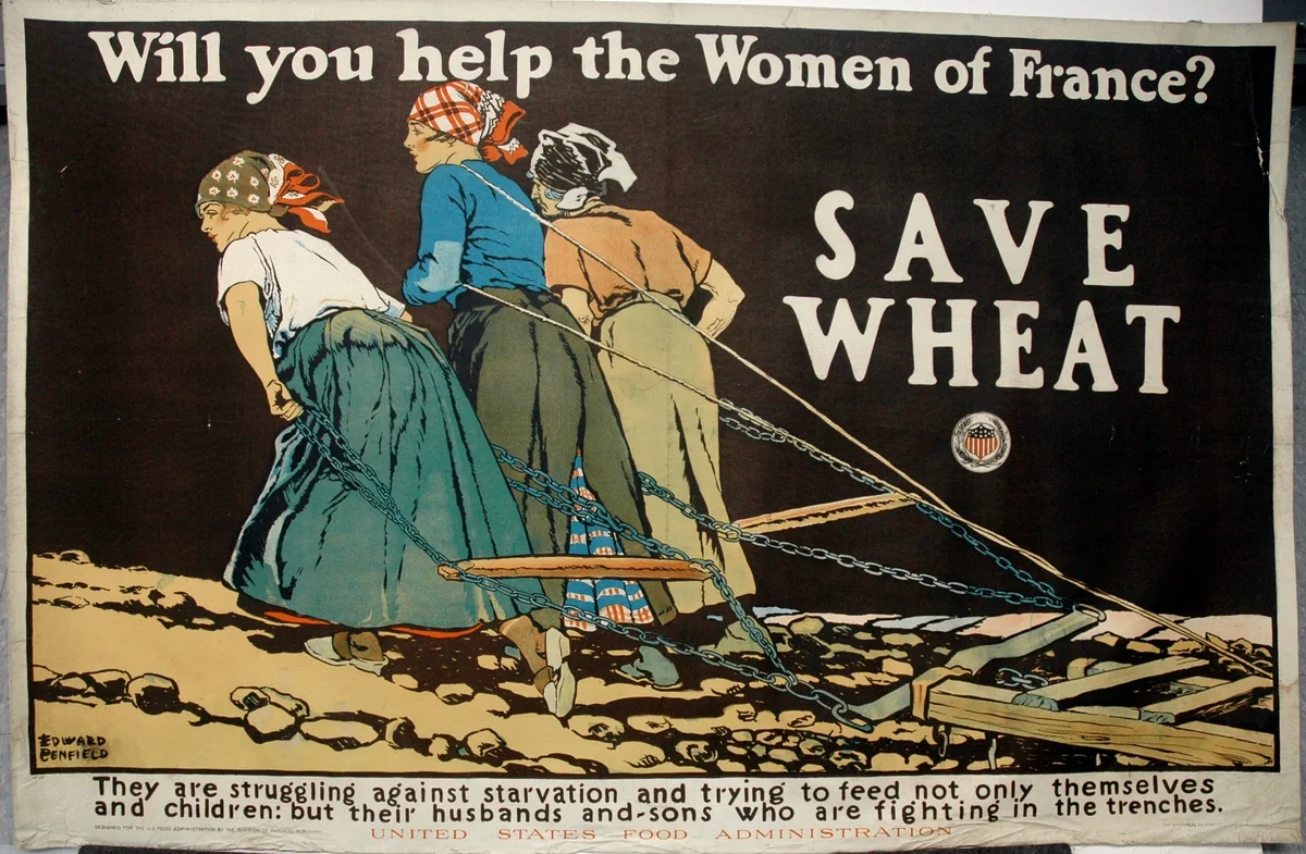 Will You Help the Women of France? by Edward Penfield, other, 1917