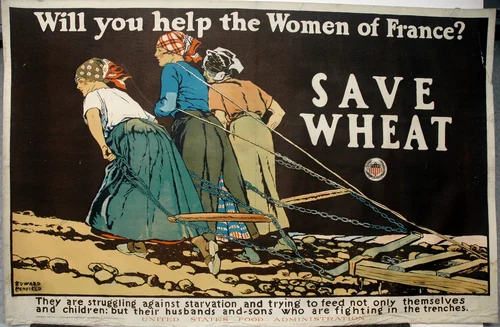 Will You Help the Women of France? by Edward Penfield, other, 1917