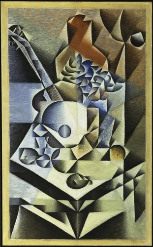 Still Life with Flowers by Juan Gris, painting, 1912