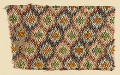 Fragment by Italy, textile, 1601-1700