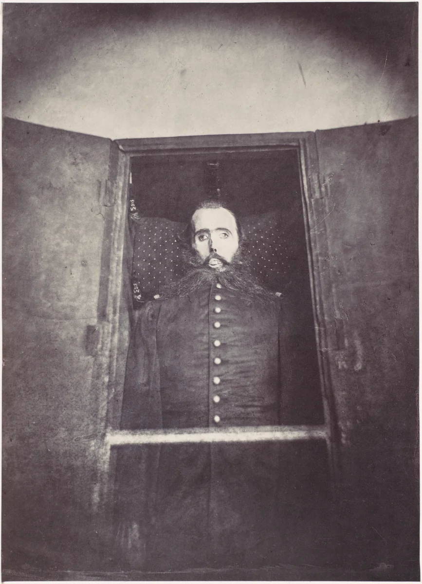 [The Corpse of Emperor Maximilian I of Mexico] by François Aubert, photograph, 1867