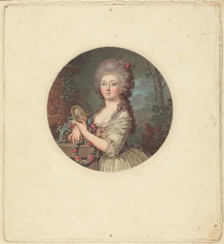 Portrait d'une jeune princesse by Jean-François Janinet, print, 1752-1814