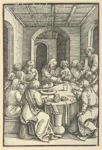 The Last Supper, from Speculum passionis domini nostri Ihesu Christi by Hans Schäufelein, print, 1507