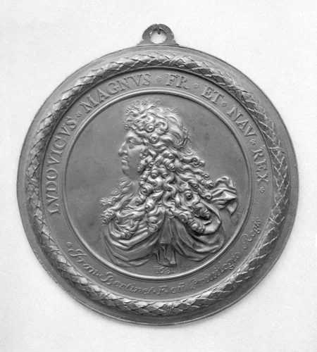 Louis XIV (b. 1638, r. 1643–1715) by François Bertinet, metalwork, 1681