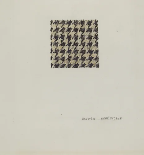 Wool Cloth by Esther Martindale, index of american design, 1935-1942