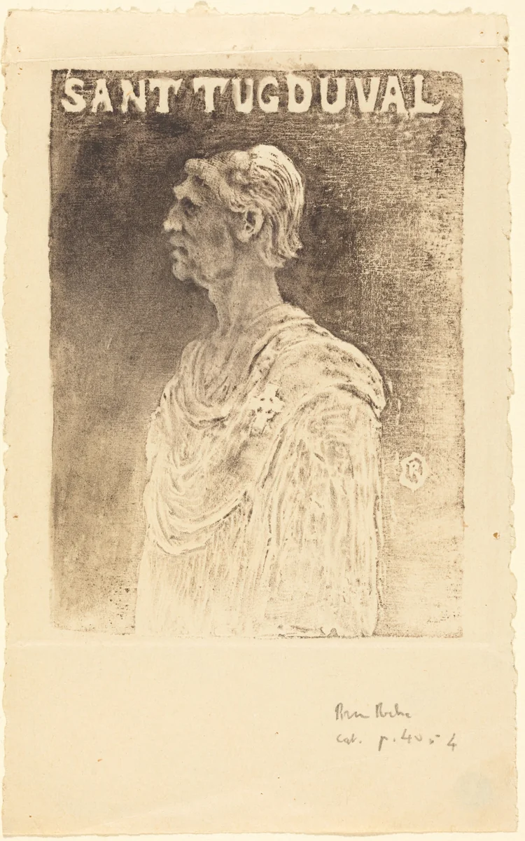 Saint Tugdual by Pierre Roche, print, 1855-1922