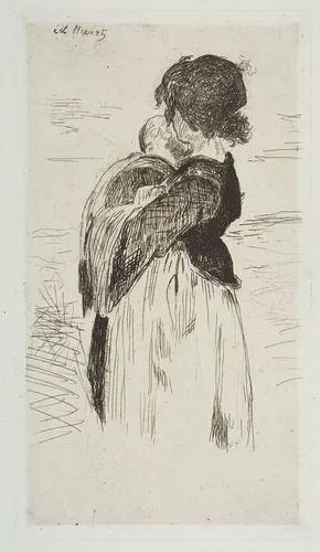 The Little Girl by Edouard Manet, print, 1861-1862