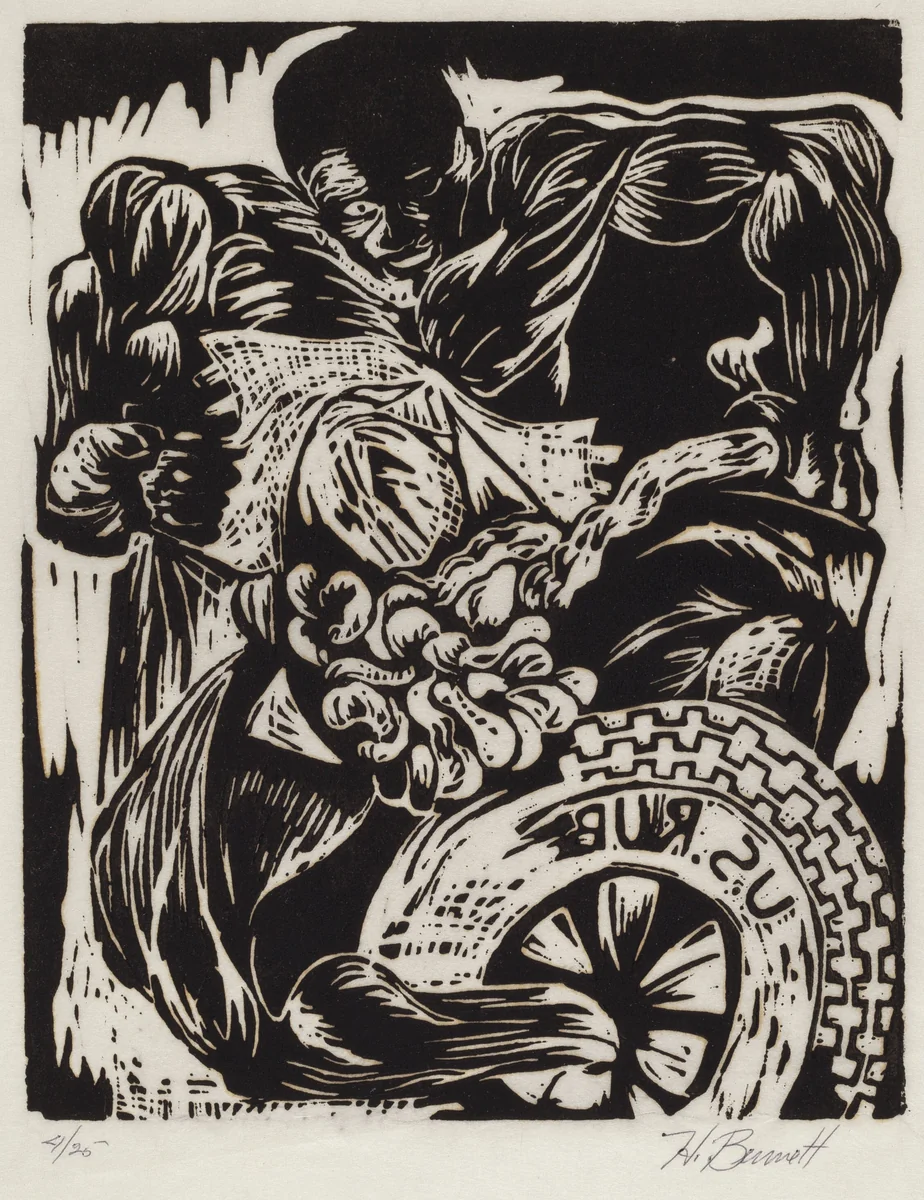 Untitled (Frustration) by Herbert Bennett, print