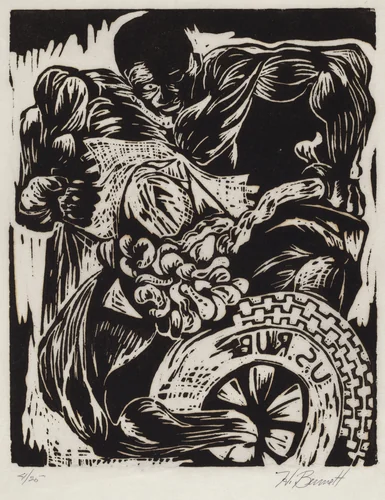 Untitled (Frustration) by Herbert Bennett, print