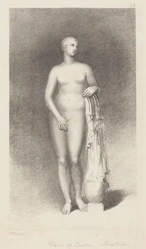 Venus of Cnidos, by Praxiteles by George Childs; John Flaxman, print, 1829