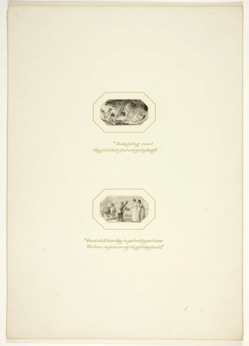 Study for a plate from The Task by Thomas Stothard, drawing, 1795-1805