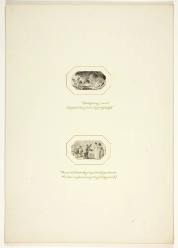 Study for a plate from The Task by Thomas Stothard, drawing, 1795-1805