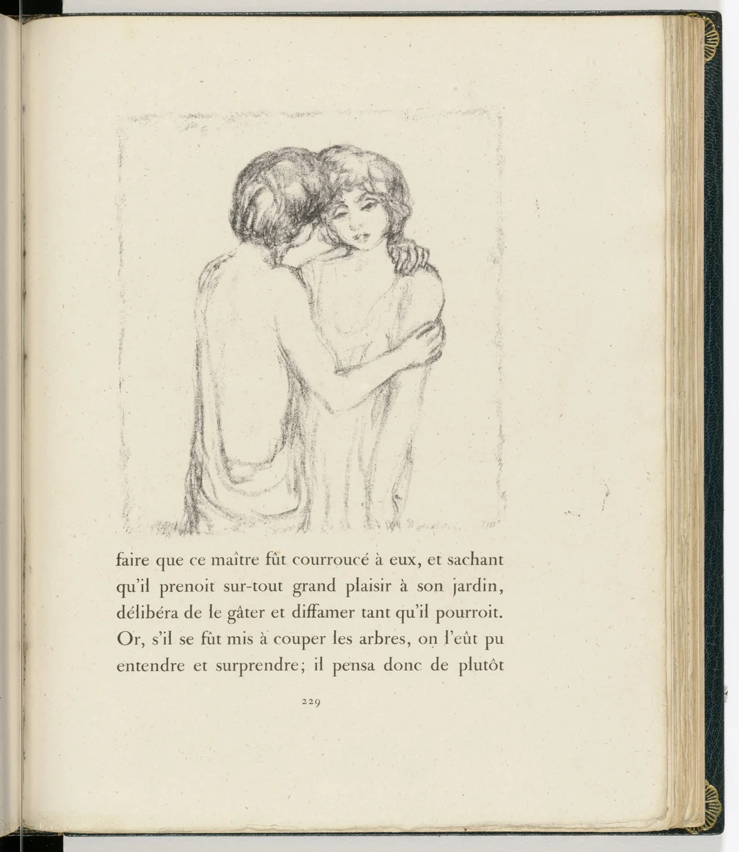 In-text plate (page 229) from Daphnis et Chloé by Pierre Bonnard, illustrated book, 1902