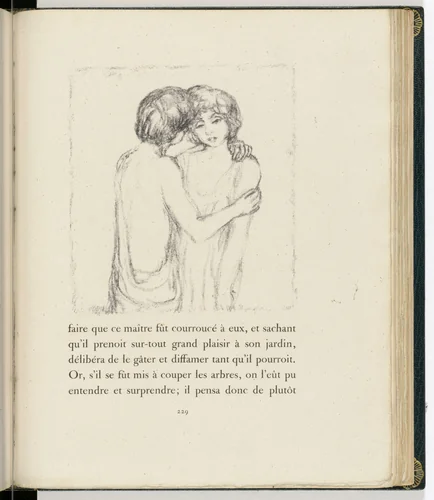 In-text plate (page 229) from Daphnis et Chloé by Pierre Bonnard, illustrated book, 1902