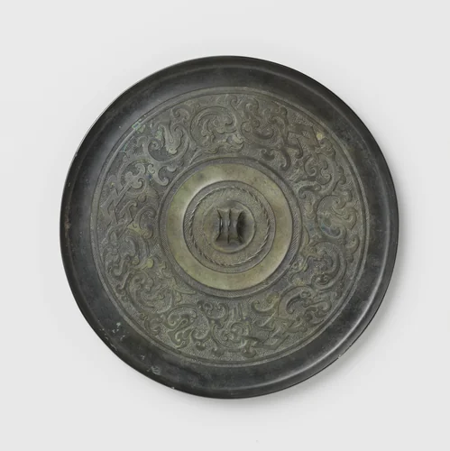 Mirror with stylized bird-dragon motifs by anonymous, other, -300--200