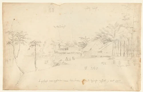 Taneran aan de zuidzijde by anonymous, drawing, 1701