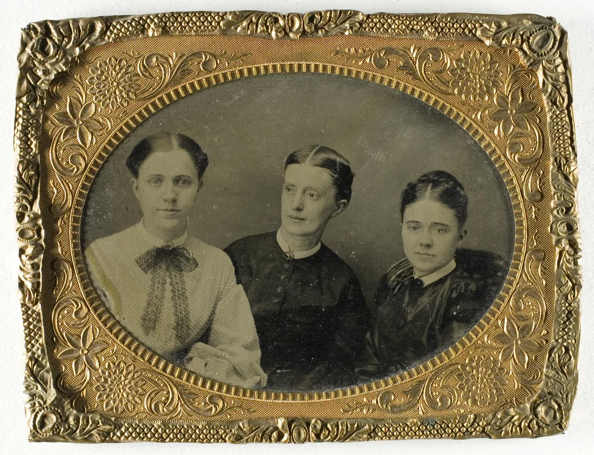 Untitled (Portrait of Three Women) by Artist Unknown, photograph, 1850-1899