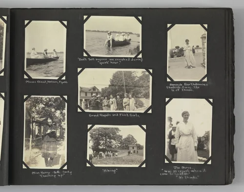 The Story of my Life and Friends as Told by Snapshots from Fourteen On by Blanche Parker, photograph, 1916