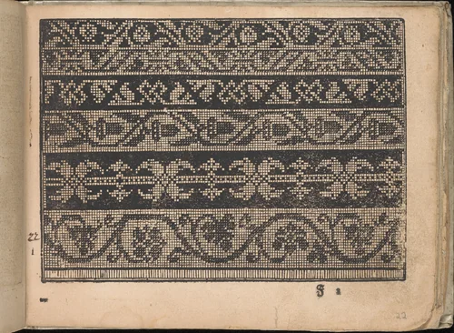 Neu künstlich Modelbuch (page 22r) by Bernhard Jobin, book, 1598