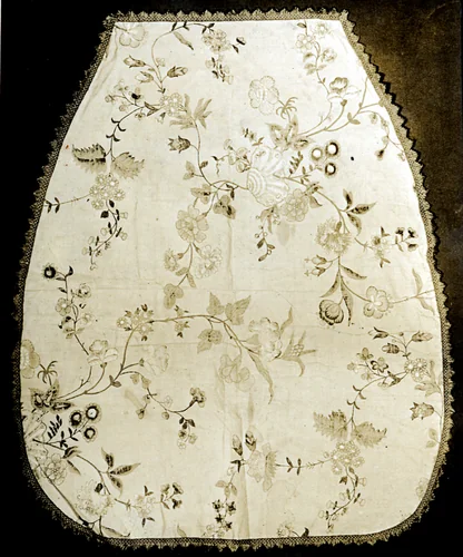 Apron by France, textile, 1760-1780