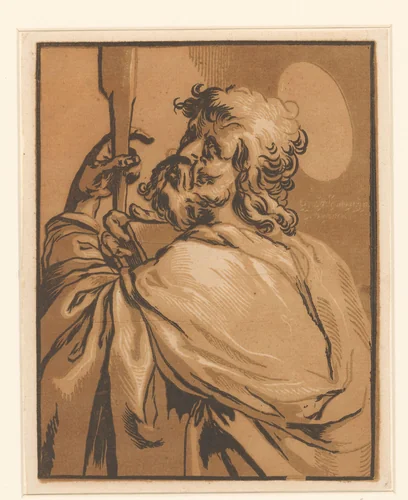 Apostel Jakobus de Mindere by Ludwig Büsinck, print, 1600-1669