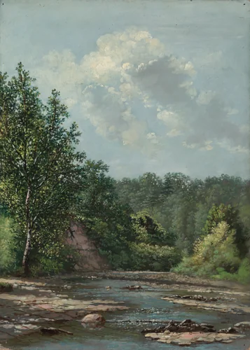 Landscape near Painesville by Allen Smith, Jr., painting, 1880-1889