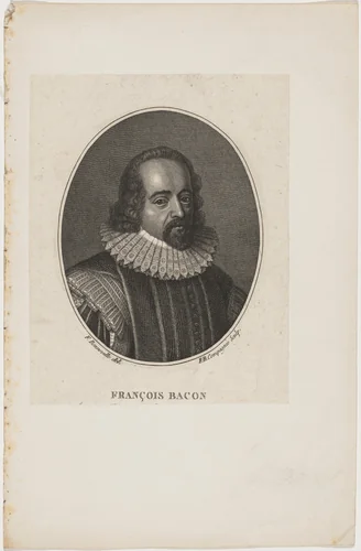Francois Bacon by Jean Baptiste Compagnie, print, 1700-1799