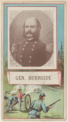 General Burnside, from the "Generals" series (T64), issued by D.H. McAlpin & Co. Tobacco Company by D.H. McAlpin & Co. Tobacco Company, print, 1901