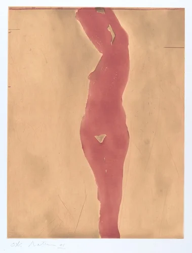 Copper Plate Nudes II (2) by Nathan Oliveira, print, 2001