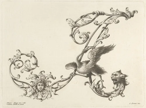 Alfabeto Di Lettere Iniziale by Mauro Poggi, print, 1740-1760