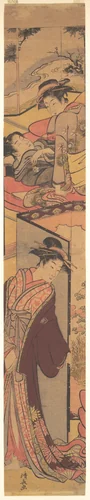 In a Pleasure House by Torii Kiyonaga (鳥居清長), print, 1767-1799
