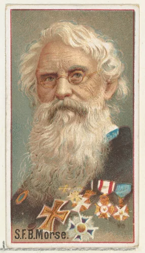 Samuel F. B. Morse, printer's sample for the World's Inventors souvenir album (A25) for Allen & Ginter Cigarettes by Allen & Ginter, print, 1888