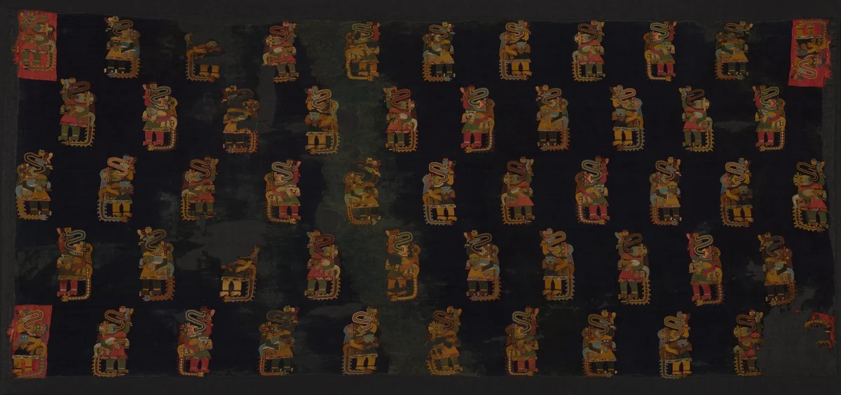 Mantle by Paracas, textile, -100-200