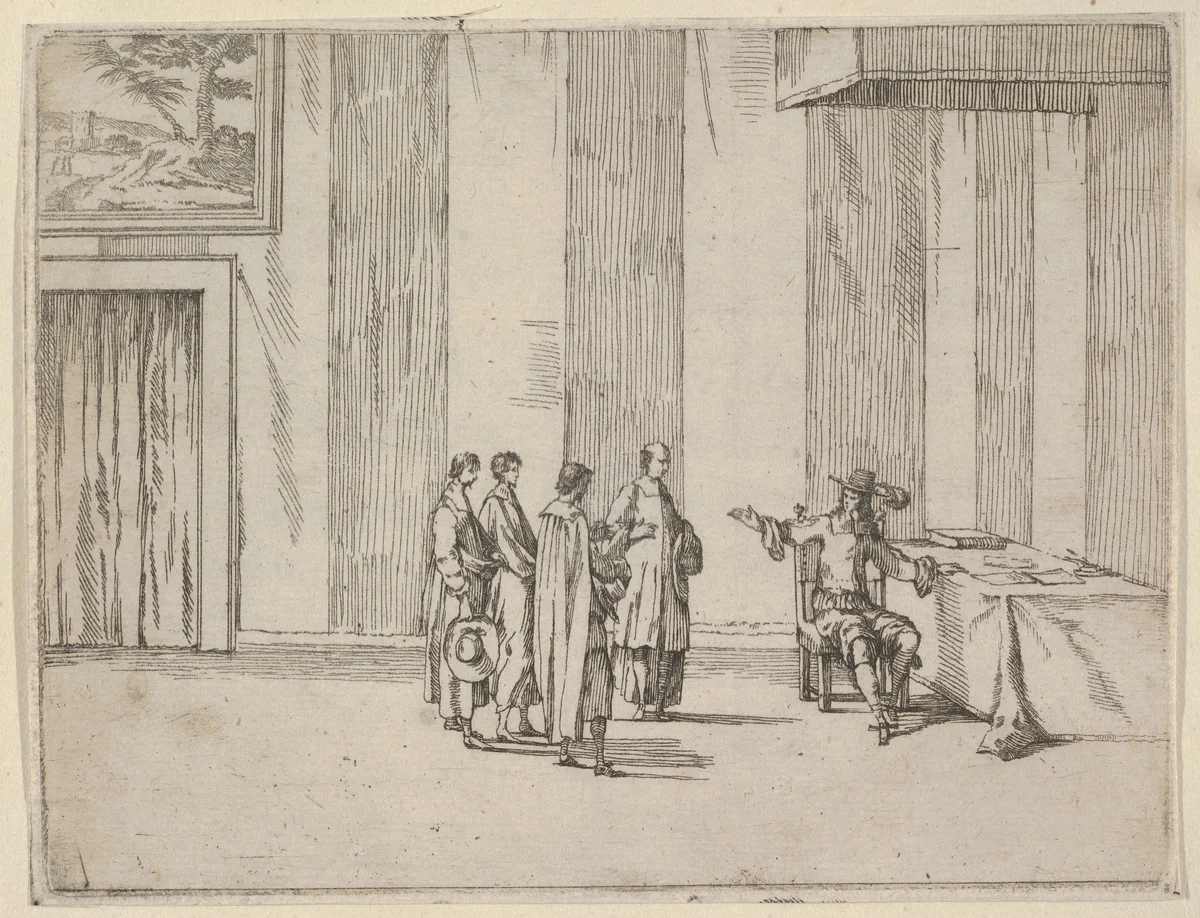 Francesco I d'Este Takes Particular Care to Ensure that Justice is Observed, from "L'Idea di un Principe ed Eroe Cristiano in Francesco I d'Este, di Modena e Reggio Duca VIII [...]" by Bartolomeo Fenice, print, 1659