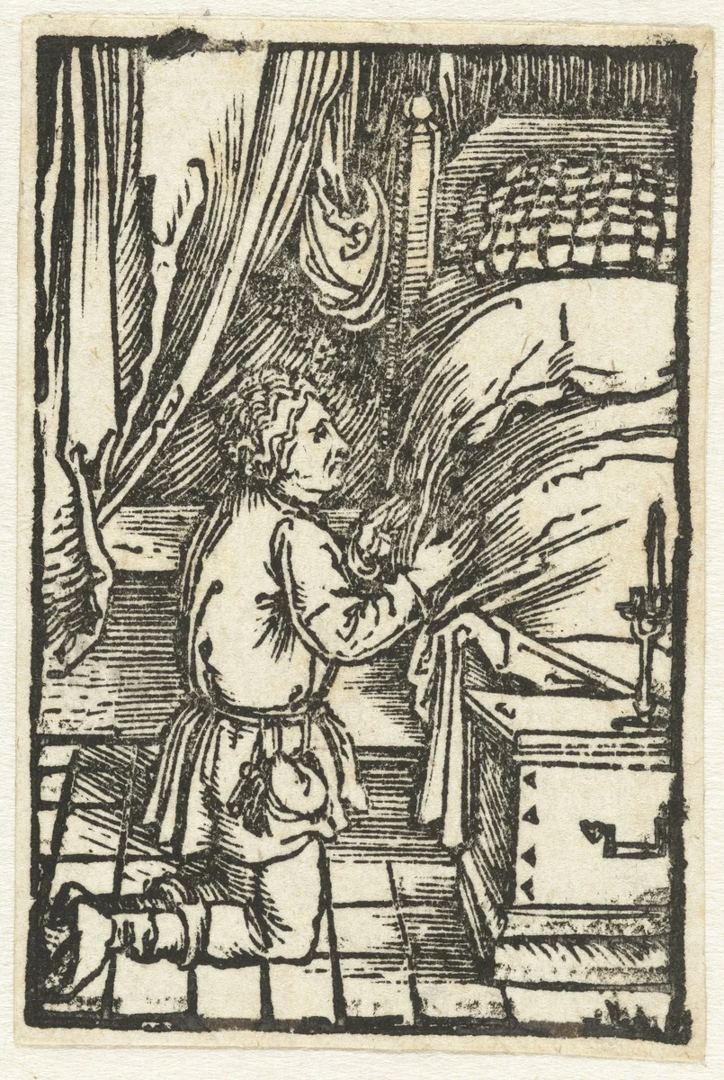 Avondgebed by Unknown, print, 1503