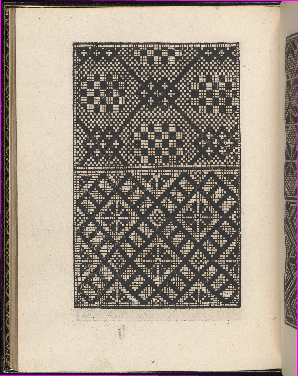 Page from Ein new kunstlich Modelbuch...(Page 36v) by Peter Quentel, book, 1544