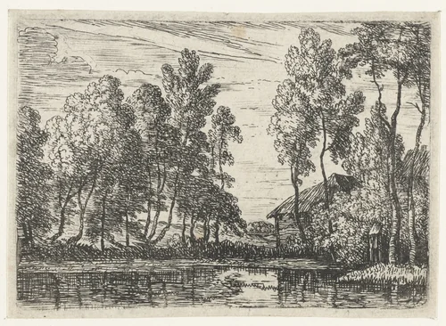 Kanaal by Lodewijk de Vadder, print, 1615-1655