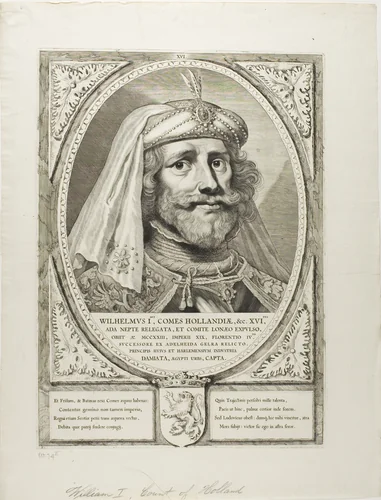 William I, from Principes Hollandiae, Zelandiae, et Frisiae by Cornelis Visscher, print, 1650