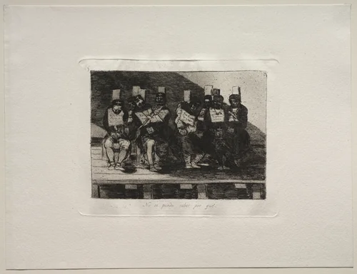 The Horrors of War: One Can't Tell Why by Francisco de Goya, print, 1810-1820