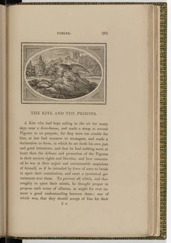 Headpiece (page 281) from The Fables of Aesop by Thomas Bewick, illustrated book, 1818